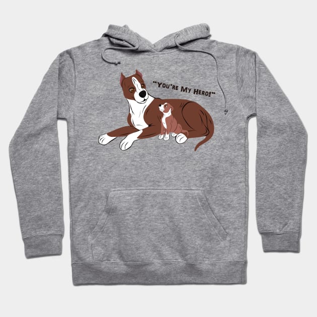 Father and Son Dogs Hoodie by SakuraDragon